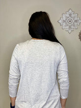 Load image into Gallery viewer, River Grey & Pink Leopard Print Long Sleeve Shirt - Rusty Soul