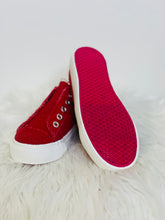 Load image into Gallery viewer, Audrey Red Slip On Sneakers - Rusty Soul
