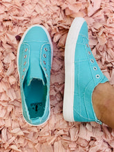 Load image into Gallery viewer, Cora Aqua Woman's Slip On Sneakers - Rusty Soul