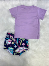 Load image into Gallery viewer, Baby Girl Purple Vegas Bummy Set - Rusty Soul