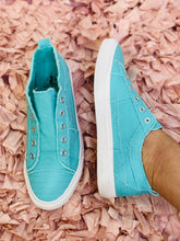 Load image into Gallery viewer, Cora Aqua Woman's Slip On Sneakers - Rusty Soul
