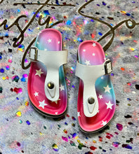 Load image into Gallery viewer, Aspen White Thong Girl's Sandals - Rusty Soul
