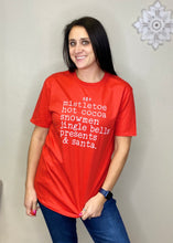 Load image into Gallery viewer, Andrea Red Acvtivities Christmas Tee - Rusty Soul