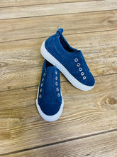 Load image into Gallery viewer, Sarah Navy Kids Slip On Sneakers - Rusty Soul