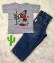 Load image into Gallery viewer, Roy Bronc Buster Christmas Boys Tee - Rusty Soul