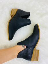 Load image into Gallery viewer, Any Man Of Mine Black Slip On Booties - Rusty Soul