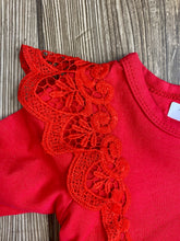 Load image into Gallery viewer, Alexandrea Red & White Baby Christmas Dress - Rusty Soul