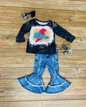 Load image into Gallery viewer, Everleigh Black Babe Cheetah & Bolt Long Sleeve Shirt - Rusty Soul