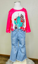 Load image into Gallery viewer, Sky Blue Distressed Bell Bottoms - Rusty Soul