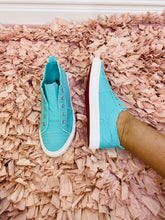 Load image into Gallery viewer, Cora Aqua Woman's Slip On Sneakers - Rusty Soul