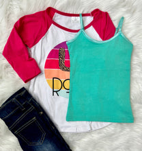 Load image into Gallery viewer, Girls Mint Layering Tank Top Cami - Rusty Soul