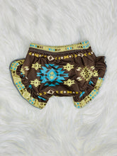 Load image into Gallery viewer, Leah Turquoise Aztec Baby Bummies - Rusty Soul
