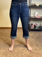 Load image into Gallery viewer, Mariana High Rise KanCan Dark Capris - Rusty Soul