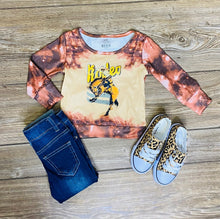 Load image into Gallery viewer, Julia Brown Bleached Rodeo Long Sleeve Shirt - Rusty Soul