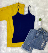 Load image into Gallery viewer, Diana Girls Navy Layering Tank Top Cami - Rusty Soul