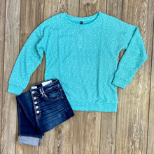 Load image into Gallery viewer, Dally Darlin Mint Women's Sweater - Rusty Soul
