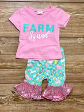 Load image into Gallery viewer, Ariella Farm Animal Mint Capris Bell Bottoms - Rusty Soul