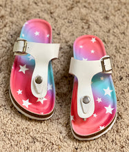 Load image into Gallery viewer, Aspen White Thong Girl's Sandals - Rusty Soul