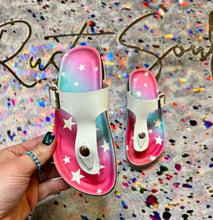 Load image into Gallery viewer, Aspen White Thong Girl's Sandals - Rusty Soul