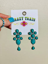 Load image into Gallery viewer, Viva Glam Turquoise Earrings - Rusty Soul
