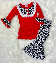 Load image into Gallery viewer, Sydney Red Cow Print Long Sleeve Shirt - Rusty Soul