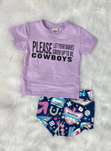 Load image into Gallery viewer, Baby Girl Purple Vegas Bummy Set - Rusty Soul