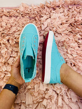 Load image into Gallery viewer, Cora Aqua Woman's Slip On Sneakers - Rusty Soul