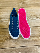 Load image into Gallery viewer, Sarah Navy Woman's Slip On Sneakers - Rusty Soul
