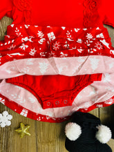Load image into Gallery viewer, Alexandrea Red & White Baby Christmas Dress - Rusty Soul