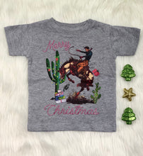 Load image into Gallery viewer, Roy Bronc Buster Christmas Boys Tee - Rusty Soul
