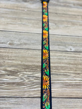 Load image into Gallery viewer, Sunflower Tooled Girls Belt - Rusty Soul