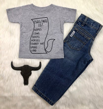 Load image into Gallery viewer, Cowboys Christmas List Tee - Rusty Soul
