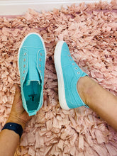 Load image into Gallery viewer, Cora Aqua Woman's Slip On Sneakers - Rusty Soul