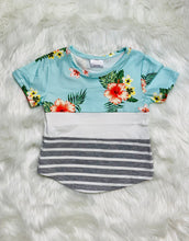 Load image into Gallery viewer, Laila Blue & Flower Shirt - Rusty Soul