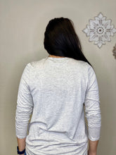 Load image into Gallery viewer, River Grey & Pink Leopard Print Long Sleeve Shirt - Rusty Soul