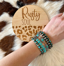 Load image into Gallery viewer, Turquoise Navajo Bracelet Set