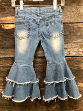 Load image into Gallery viewer, Kelli Double Layer Denim Bell Bottoms