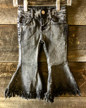 Load image into Gallery viewer, Black Betty Fringe Bootcut Denim Pants