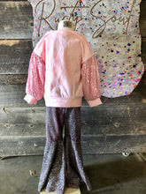 Load image into Gallery viewer, Mazee Western Sequin Longsleeve Girls Top