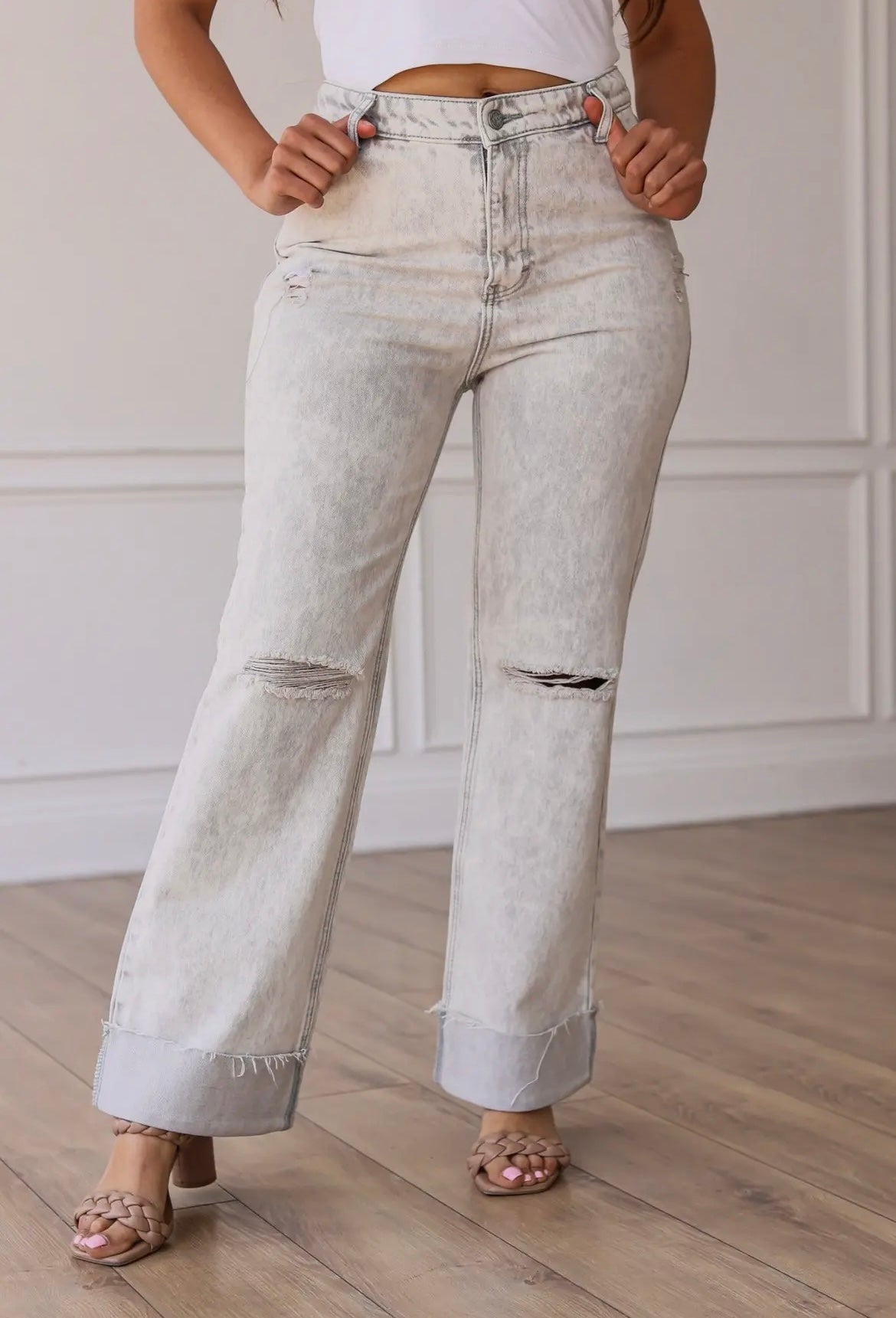 The Samantha White Straight Leg Jean The Samantha White Straight Leg Jean