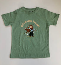 Load image into Gallery viewer, Gold Buckle Dreams Kids Tee