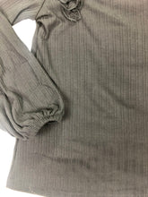 Load image into Gallery viewer, Kena Black Ribbed Long Sleeve Shirt