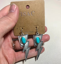 Load image into Gallery viewer, Lightening Bolt Earrings