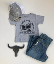 Load image into Gallery viewer, Kyle Raising Cattle Boys Grey Tee