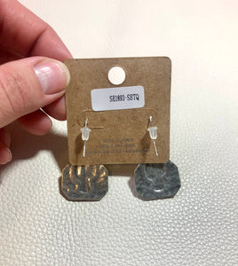 Tag Swag Engraved Earrings