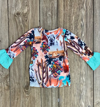 Load image into Gallery viewer, Vintage Western Long Sleeve Shirt - Rusty Soul