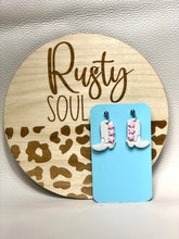 Load image into Gallery viewer, Kick Up My Boots Clay Earrings - Rusty Soul