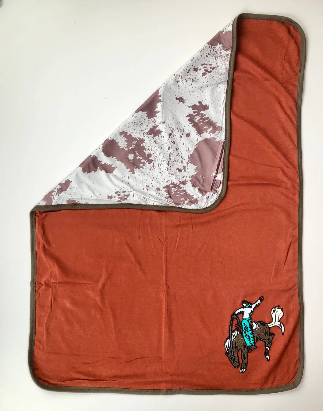 Bronc Bustin Baby Blanket