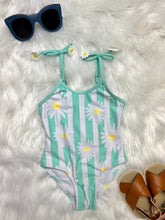 Load image into Gallery viewer, Daisy &amp; Mint Stripped One Piece Swimsuit - Rusty Soul