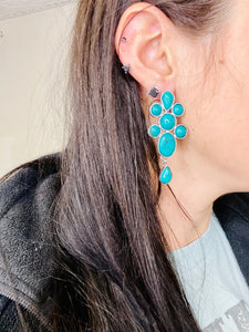 Viva Glam Turquoise Earrings - Rusty Soul